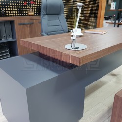 Istanbul Büro Executive Office Canberra - Anthrazit Walnut