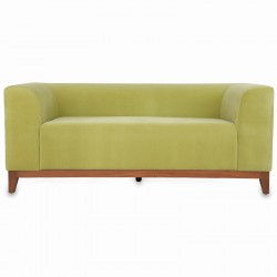 Tiefes Holz Dreisitzer-Couch