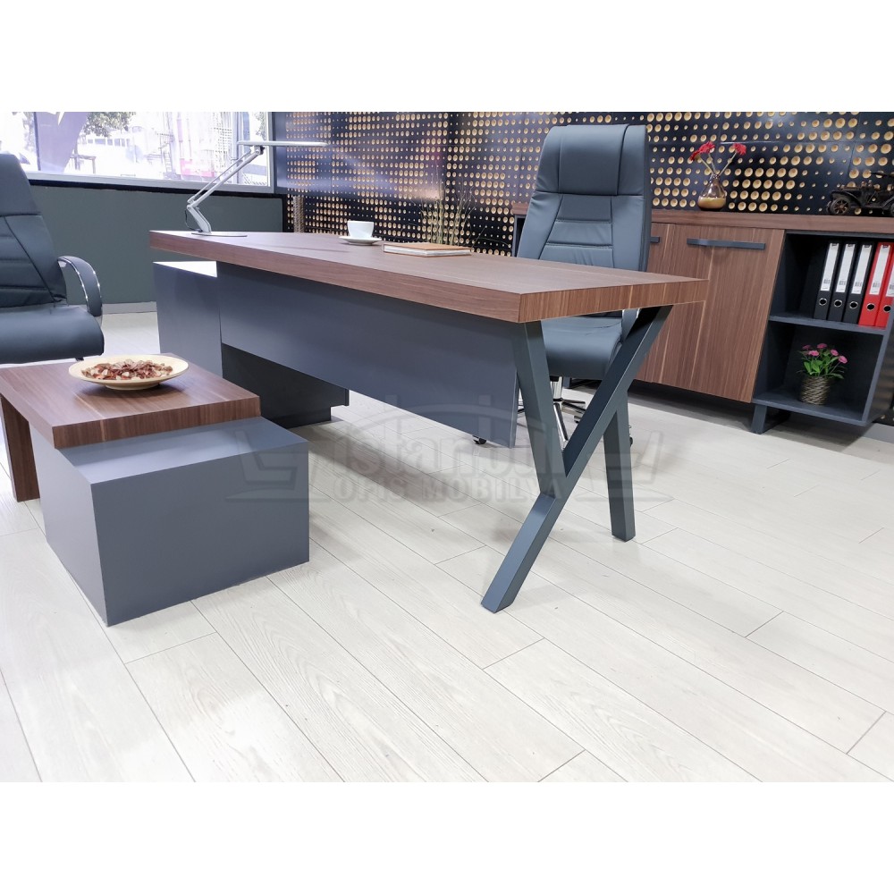 Istanbul Büro Executive Office Canberra - Anthrazit Walnut