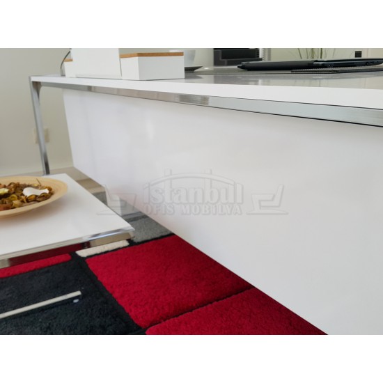 Apple-Istanbul-Büro-Schreibtisch Executive Office Hg. Weiß