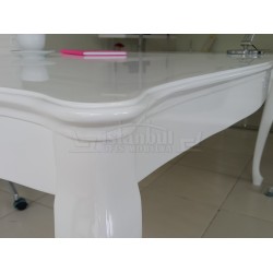 Lukens See Alta White Büro-Schreibtisch