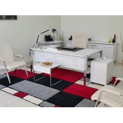 İstanbul Ofis Masası Apple Makam Takımı Hg.Beyaz