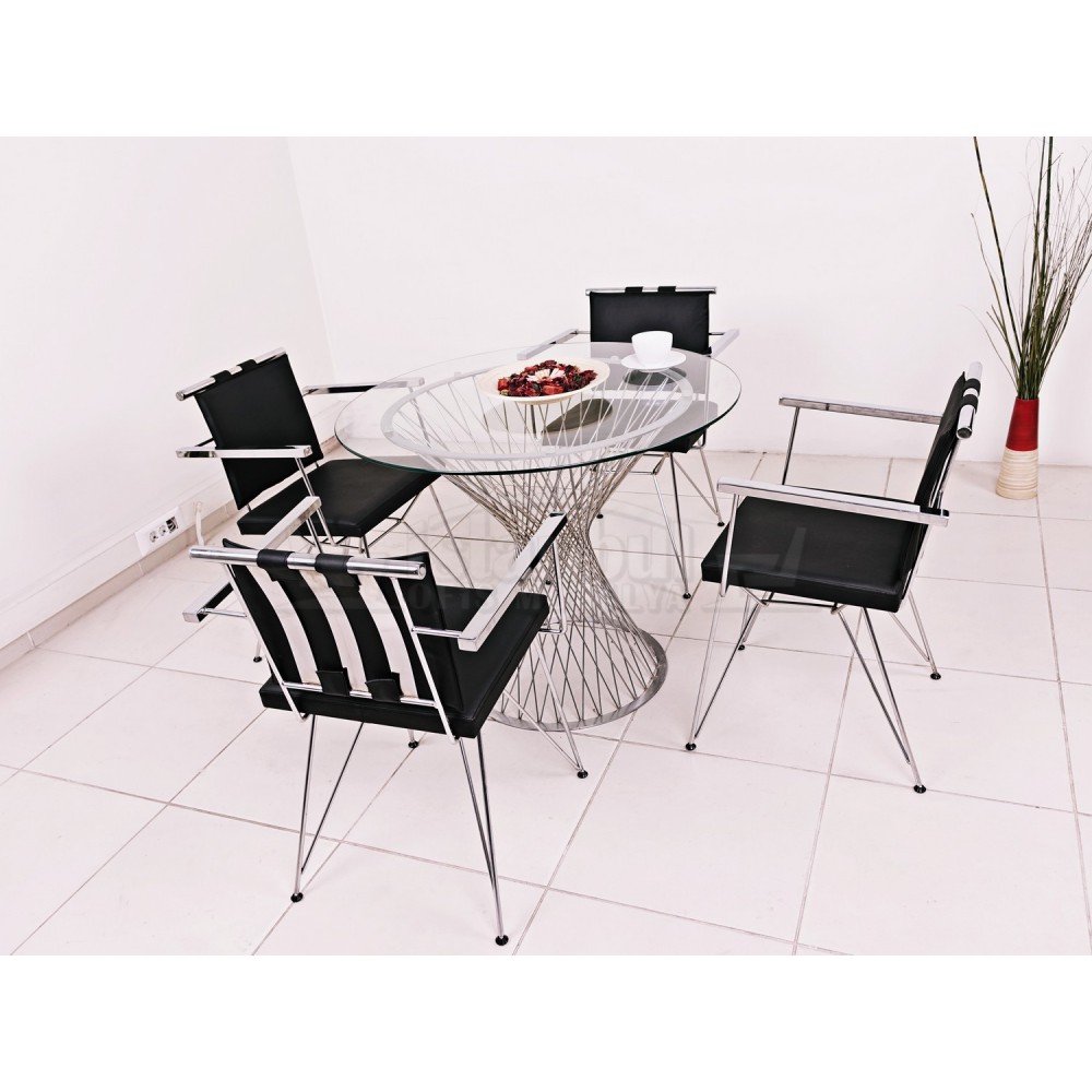 Glass Cafe Table Perla