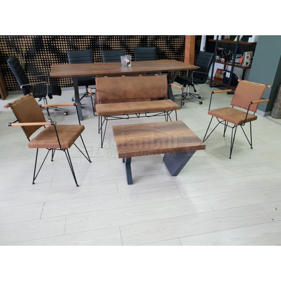 Robotic Arm Zweisitzer Von Cafe Holz Stuhl