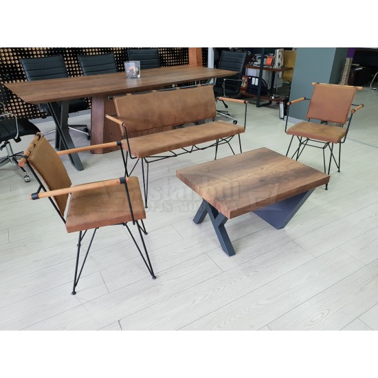 Robotic Arm Zweisitzer Von Cafe Holz Stuhl
