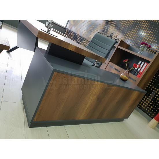 Istanbul Office Manager Tabelle Elegant - Barock Anthrazit