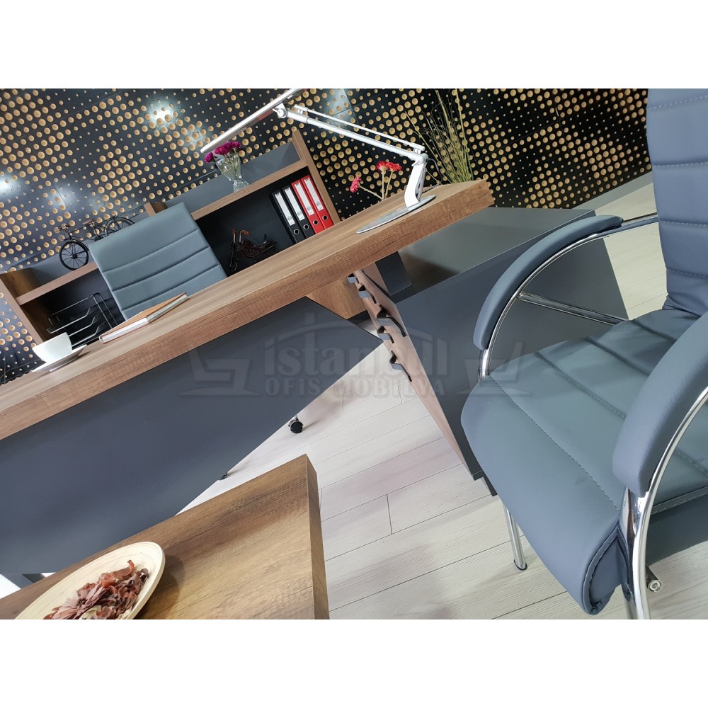 Istanbul Office Manager Tabelle Elegant - Barock Anthrazit