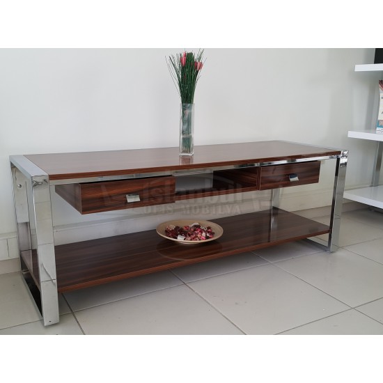 Verona Zwei Seater Schubladen Fernsehen Einheit