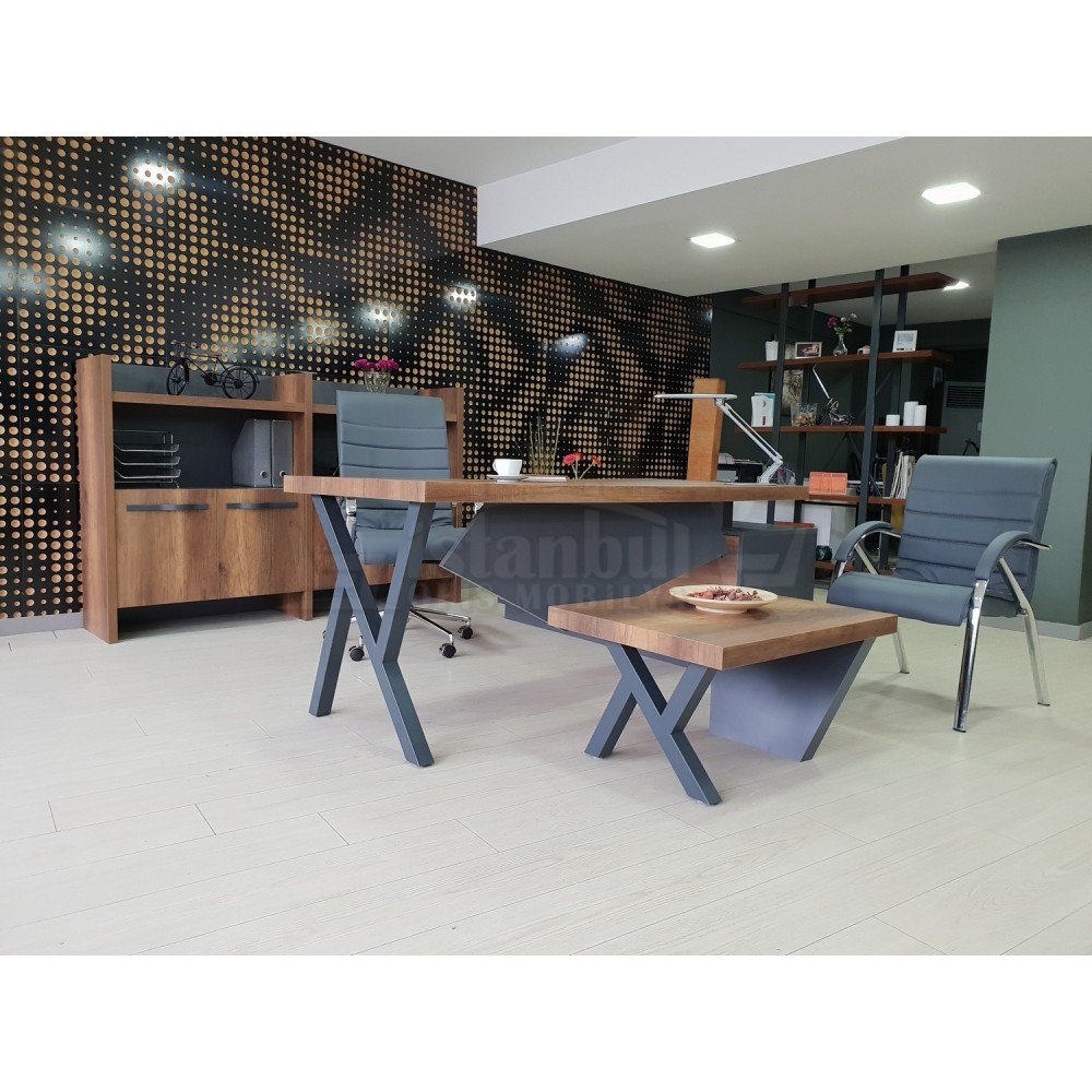 Istanbul Office Manager Tabelle Elegant - Barock Anthrazit