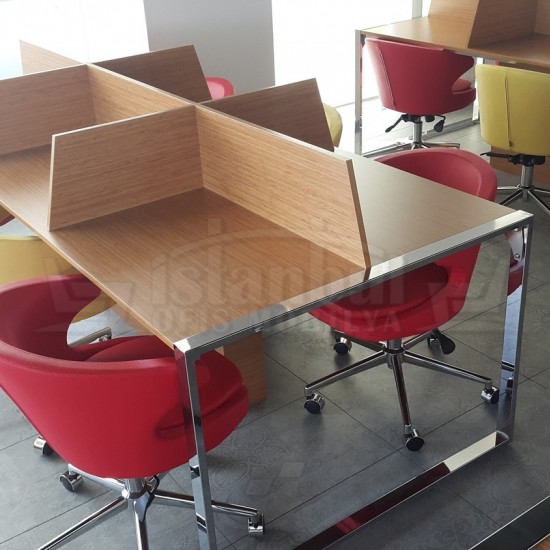 Apple Für Sechs Personen Multiple Workstation Schreibtisch