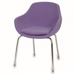 Milan Hartchrom Guest Chair
