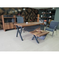 Eleganter Vorstand Regal Schrank Barock Anthrazit