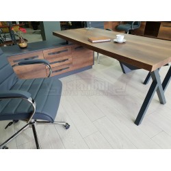 Eleganter Vorstand Regal Schrank Barock Anthrazit