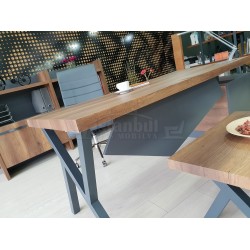 Eleganter Vorstand Regal Schrank Barock Anthrazit