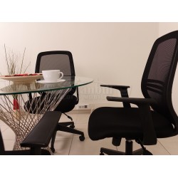 Glas Besprechungstisch Perla