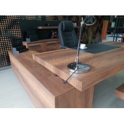 S Class Makam Masası Etejer Dolaplı Barok Siyah