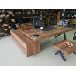 S Class Makam Masası Etejer Dolaplı Barok Siyah