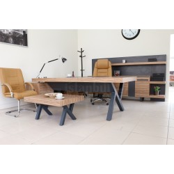 First Class Vorstand Regal Schrank Anthrazit Samba