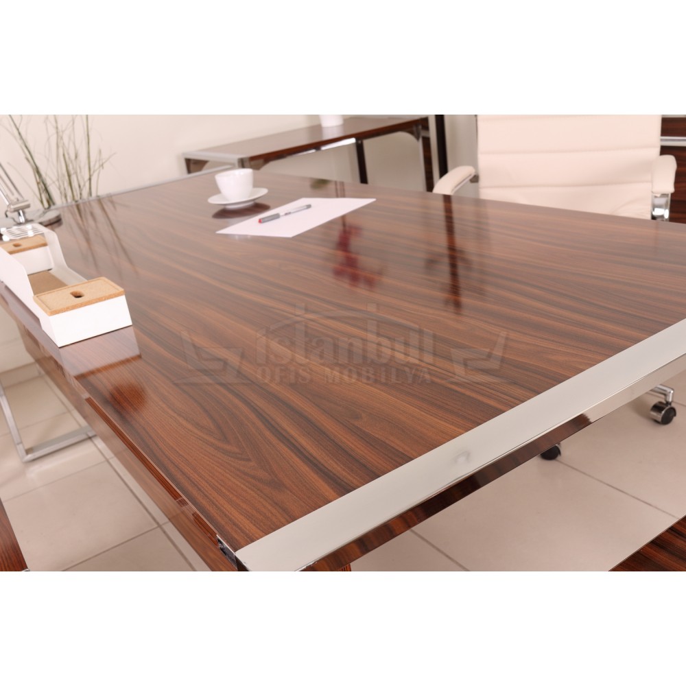 Apple Executive Tisch 190-90 Cm Hg. Walnuss