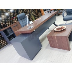 Canberra Vorstand Kommode Nussbaum Anthrazit