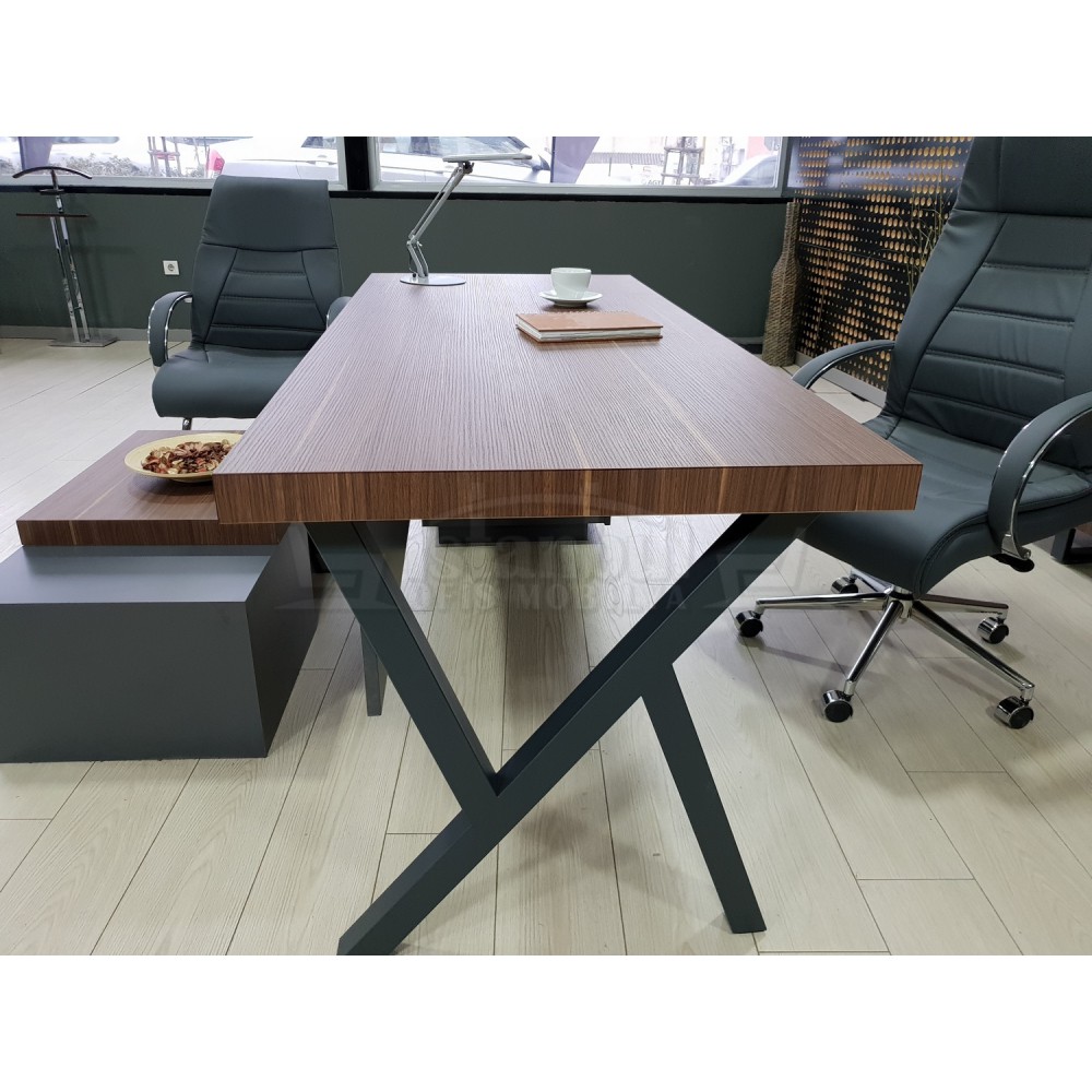 Canberra Vorstand Kommode Nussbaum Anthrazit