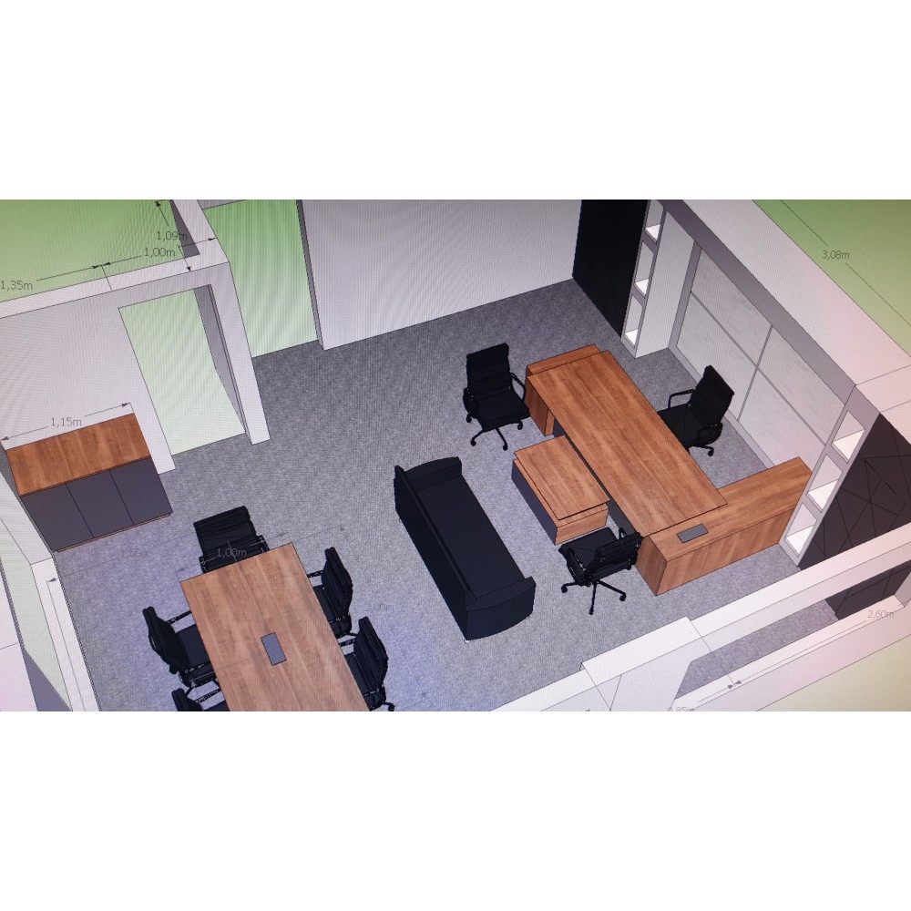 Britische Büromöbel