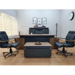 Büroberechtigungsteam Signature, Walnuss Und See, Minimale Maßnahme