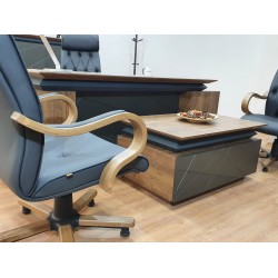 Büroberechtigungsteam Signature, Walnuss Und See, Minimale Maßnahme