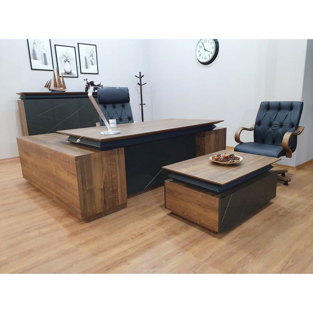 Büroberechtigungsteam Signature, Walnuss Und See, Minimale Maßnahme