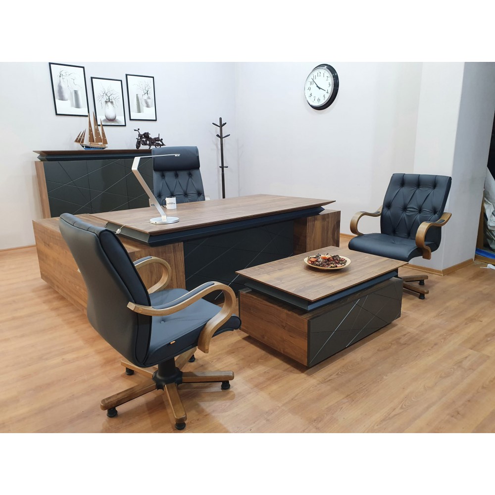 Büroberechtigungsteam Signature, Walnuss Und See, Minimale Maßnahme