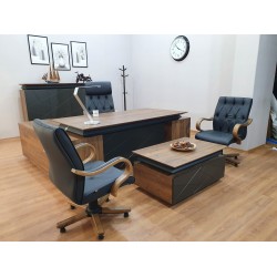 Büroberechtigungsteam Signature, Walnuss Und See, Minimale Maßnahme