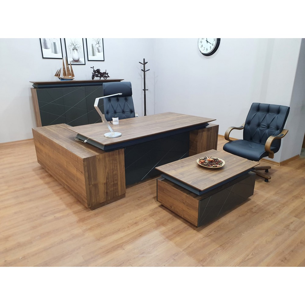 Büroberechtigungsteam Signature, Walnuss Und See, Minimale Maßnahme