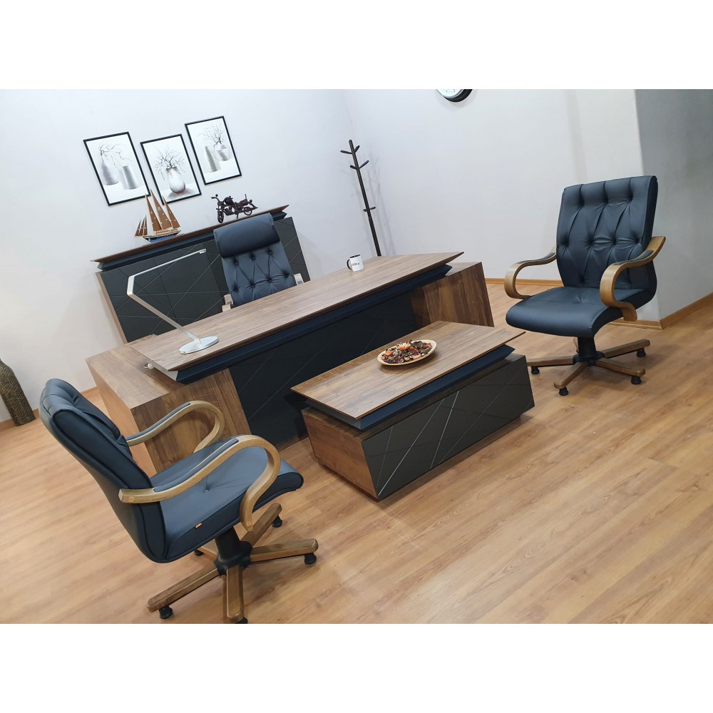 Büroberechtigungsteam Signature, Walnuss Und See, Minimale Maßnahme