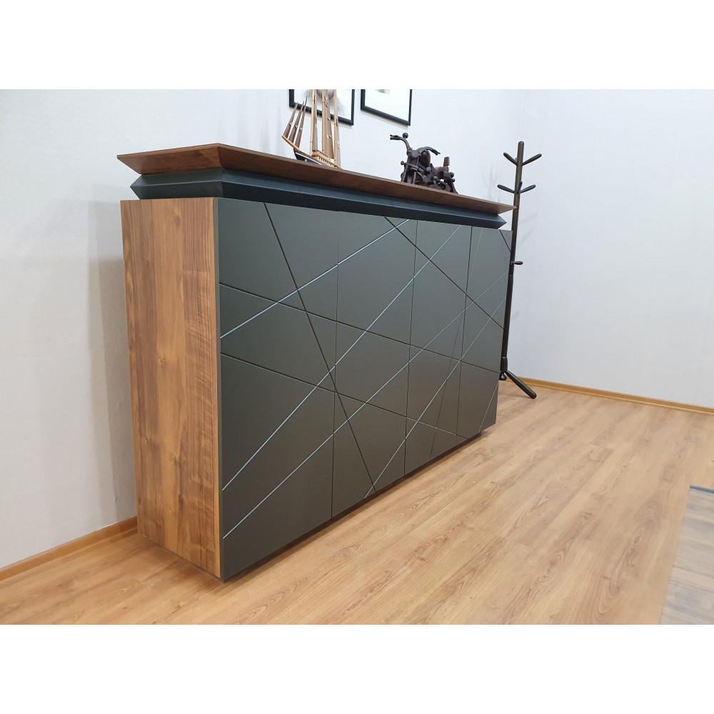 Büroberechtigungsteam Signature, Walnuss Und See, Minimale Maßnahme