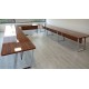 U Meeting-Tisch, Einstellbare Front