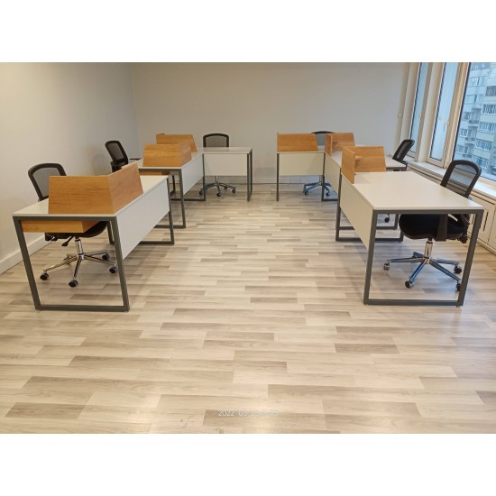 Im Multi-Zealand Schreibtisch Für Vier Person 276x138cm