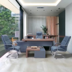 Istanbul Büro Executive Office Canberra - Anthrazit Walnut