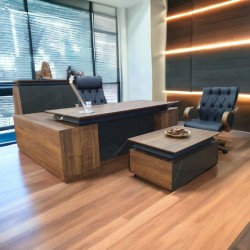 Büroberechtigungsteam Signature, Walnuss Und See, Minimale Maßnahme