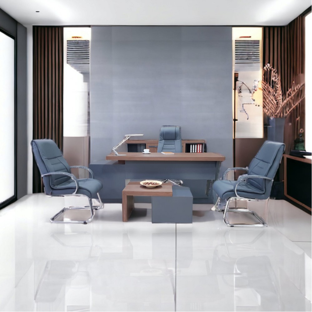 Istanbul Büro Executive Office Canberra - Anthrazit Walnut