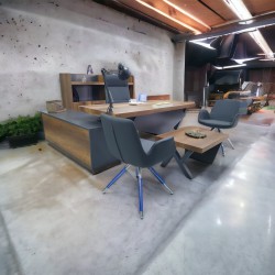 Istanbul Office Manager Tabelle Elegant - Barock Anthrazit