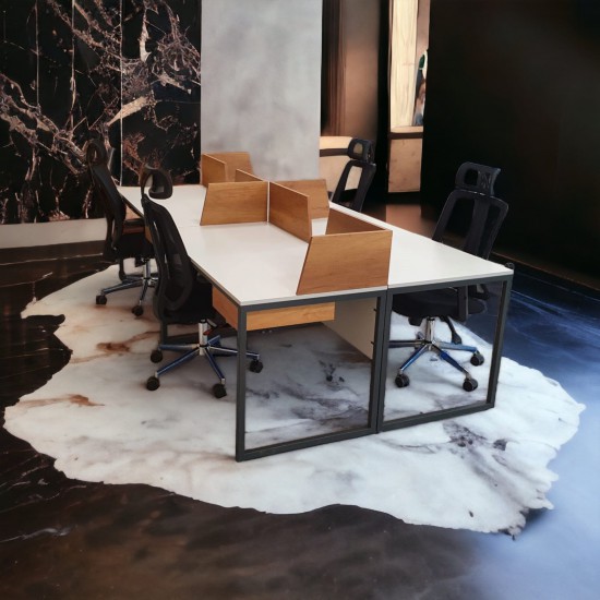 Im Multi-Zealand Schreibtisch Für Vier Person 276x138cm