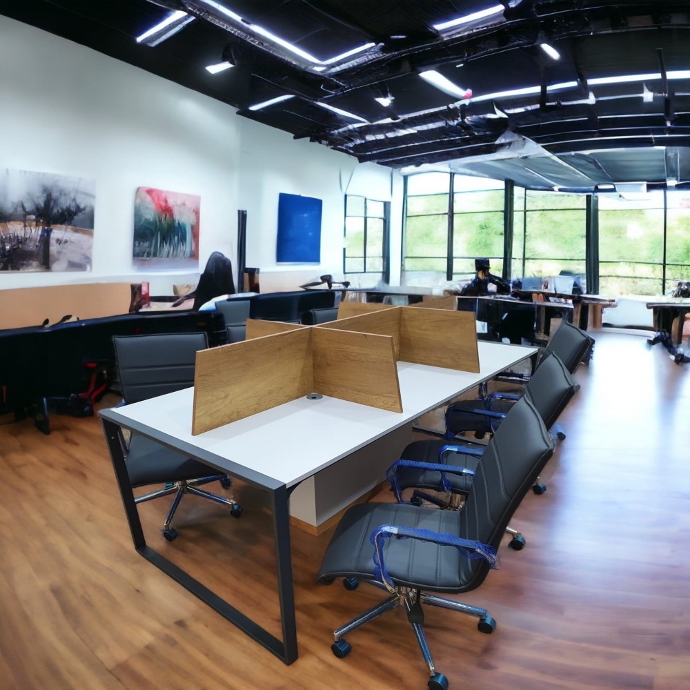 Apple Für Sechs Personen Multiple Workstation Schreibtisch