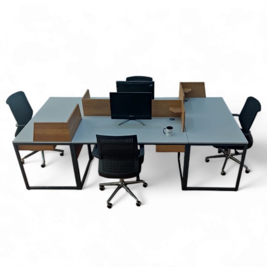 Im Multi-Zealand Schreibtisch Für Vier Person 276x138cm