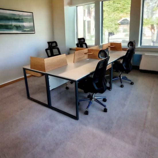 Im Multi-Zealand Schreibtisch Für Vier Person 276x138cm