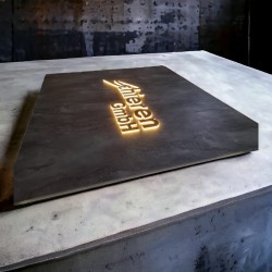 Büro Wanddekoration 3D Led Logo Arbeit