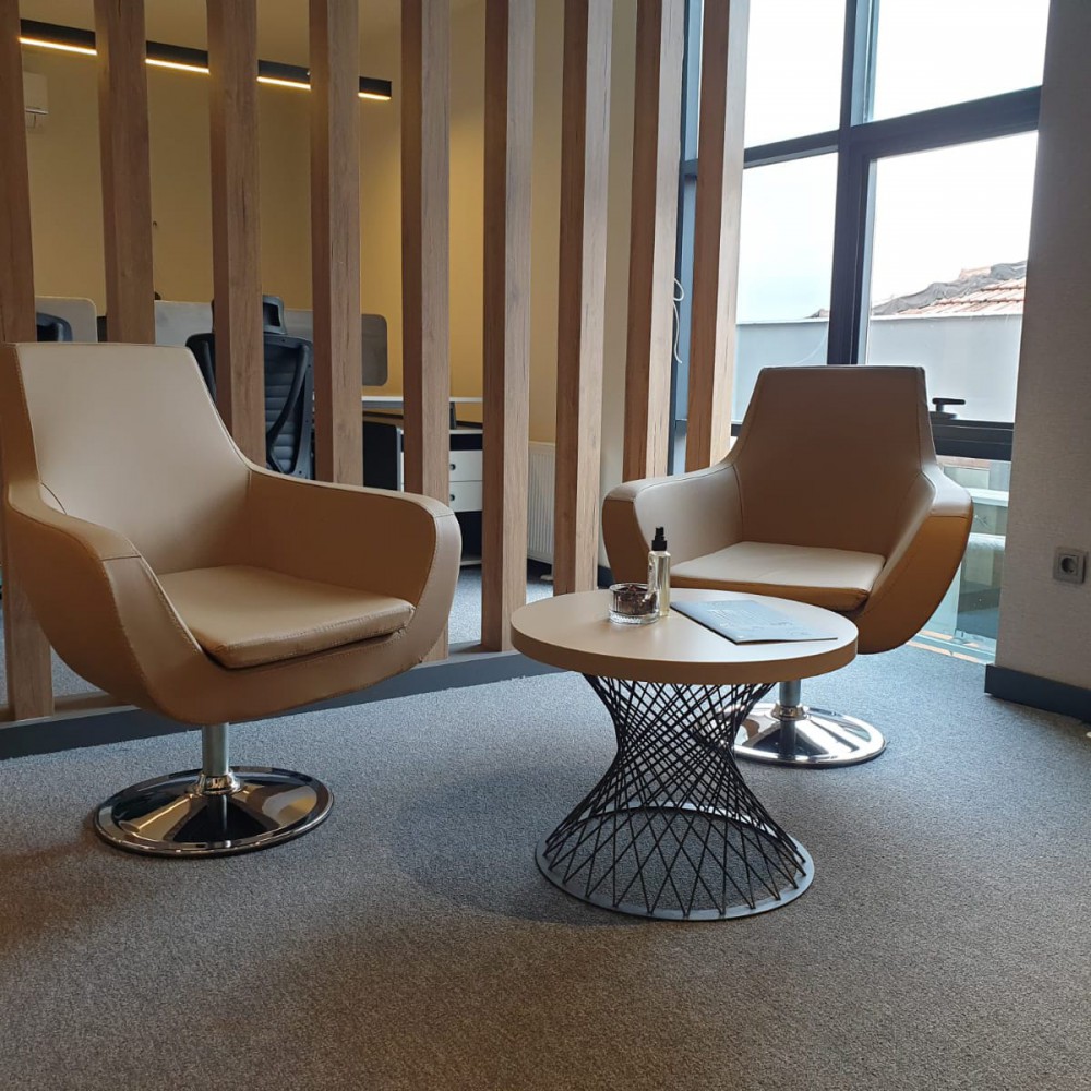 Kayra Wartestuhl Sessel - Flans Leg