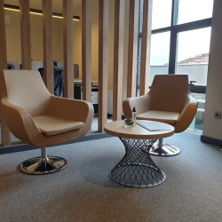 Kayra Wartestuhl Sessel - Flans Leg