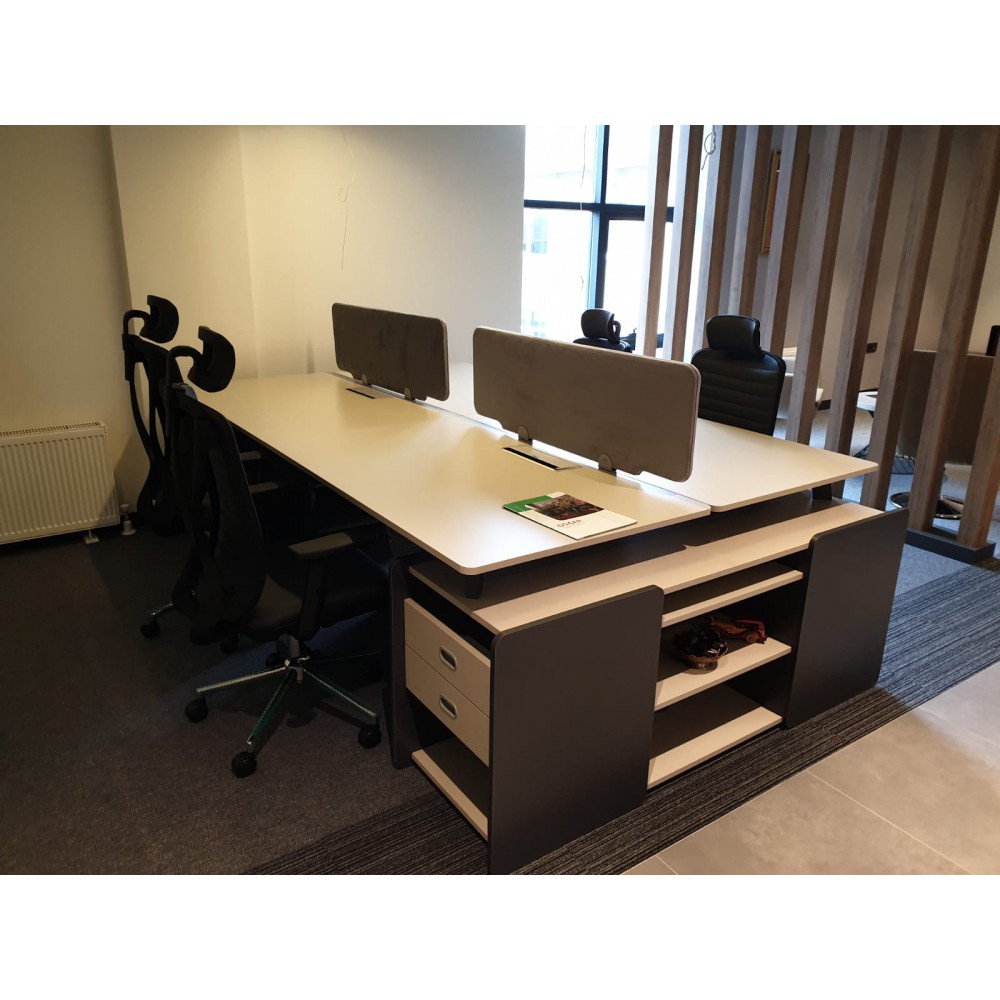 Katar Für Vier Person Schreibtisch Workstation