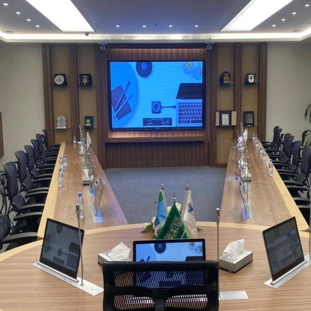 Anheben des Mikrofons mit Kameratransport