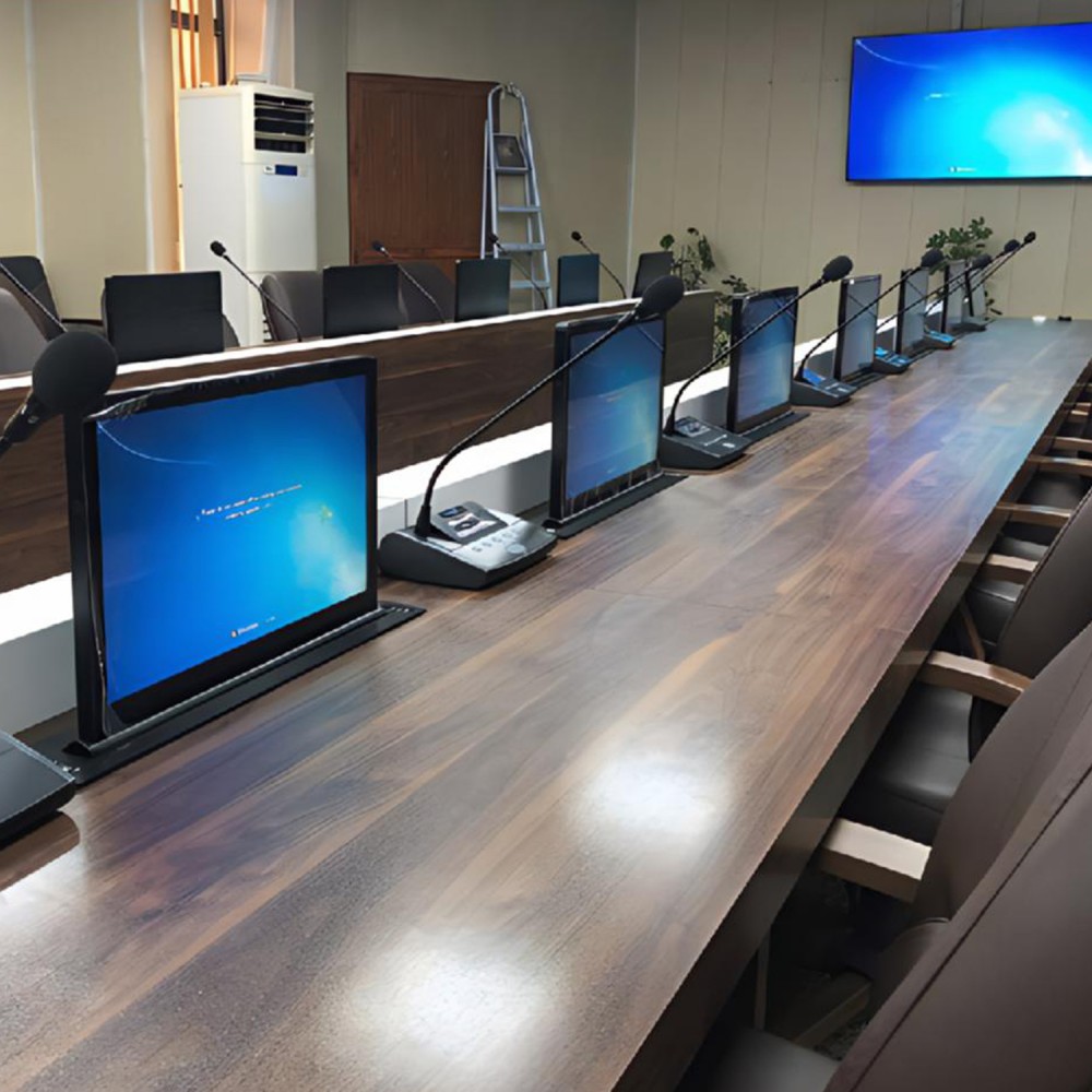 BLL 18.5 Motorlu Monitör Kaldırmalı Toplantı Masası